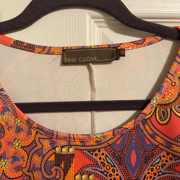 ASOS Shirt Dress. XL (True to size) Retro colors - Picture 2 of 3